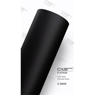 CYS Dark Matt Ultimate Black car wrapping film 1,52x18m
