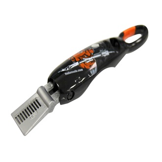 YelloTools WrapSlipCut Clipper A tool designed to direct the blade for straight and depth-defined cuts