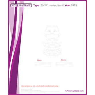 2015 BMW 1 Series Front Pattern