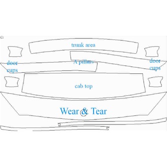 2015- Mercedes C Class AMG C63, AMG C63 S Estate Wear & Tear pre cut kit