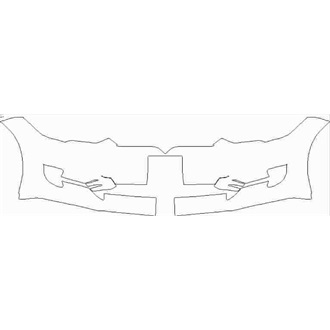 2016-2021 Tesla Model S Front Bumper with License Plate pre cut kit