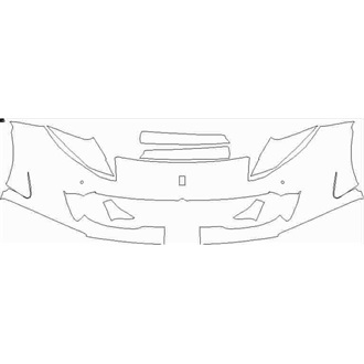 2017- Ferrari 812 Superfast Bumper with sensors pre cut kit