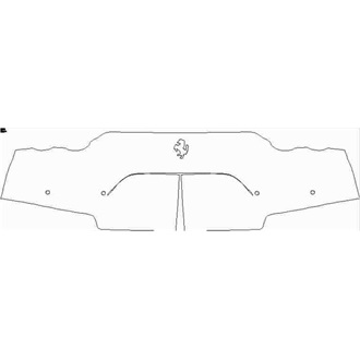 2017- Ferrari 812 Superfast Rear bumper with sensors pre cut kit