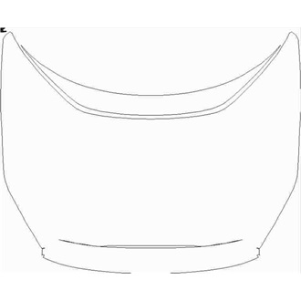 2018-2020 Ferrari 488 Pista Coupe Bonnet pre cut kit