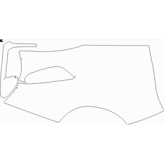 2018-2020 Ferrari 488 Pista Coupe Rear quater panel left pre cut kit