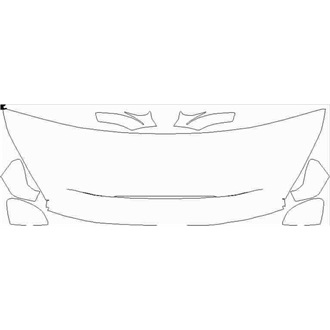 2018-2020 Ferrari 488 Pista Spider Partial hood with mirrors pre cut kit