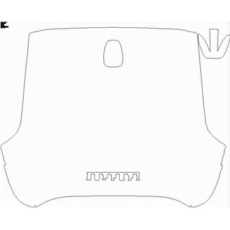 2018-2020 Ferrari 488 Pista Spider Reartail dome antenna pre cut kit