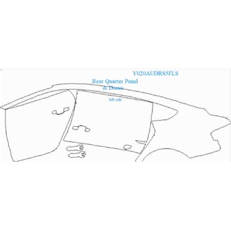 2018-2020 Audi RS5 Full Left Side pre cut kit