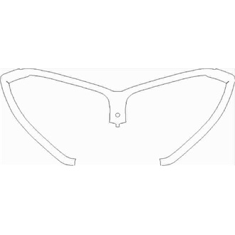 2018- BMW 8 Series Coupe Grille with Camera pre cut kit