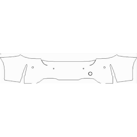 2018- BMW M2 Competition Rear Bumper with Sensors pre cut kit ...