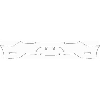 2018- Ford Mustang 5.0 V8 GT Coupe Rear Bumper with Sensors pre cut kit
