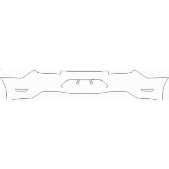 2018- Ford Mustang 5.0 V8 GT Coupe Rear Bumper without Sensors pre cut kit