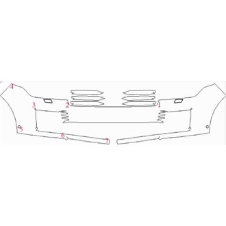 2018- Land Rover Range Rover Autobiography, Vogue SE, Vogue, Westminster Front Bumper with Sensors and Washers pre cut k