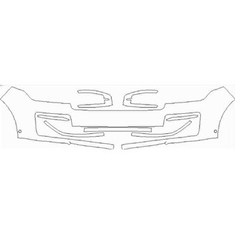 2018- Land Rover Range Rover SVAutobiography Dynamic Front Bumper with Sensors pre cut kit