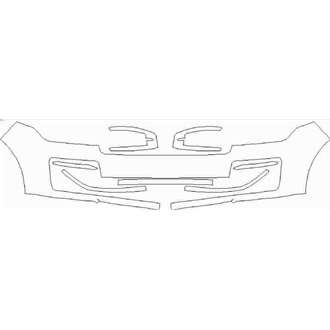 2018- Land Rover Range Rover SVAutobiography Dynamic Front Bumper without Sensors and Washers pre cut kit