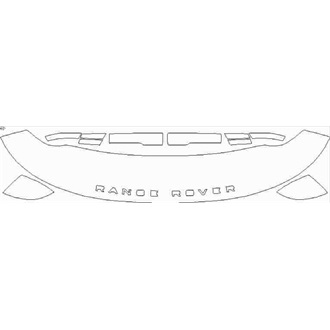 2018- Land Rover Range Rover SVO Design Package Partial Hood pre cut kit
