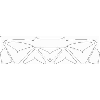 2018- McLaren 600LT Coupe Rear Diffuser pre cut kit