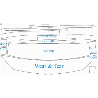 2018- Mercedes CLS Class 53 Wear & Tear pre cut kit