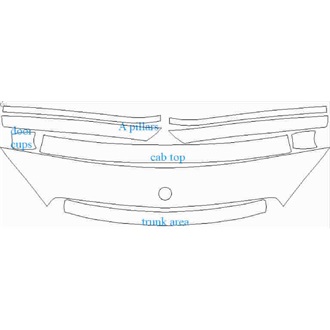 2018- Mercedes C Class AMG C 43 Cabriolet Wear & Tear pre cut kit