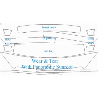 2018- Mercedes C Class AMG C 43 Estate Wear & Tear for Panoramic Sunroof pre cut kit