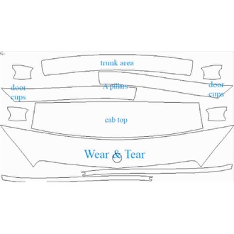 2018- Mercedes C Class AMG C 43 Estate Wear & Tear pre cut kit