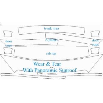 2018- Mercedes C Class AMG Line Estate Wear & Tear for Panoramic Sunroof pre cut kit