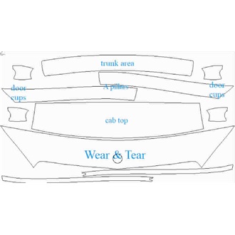 2018- Mercedes C Class AMG Line Estate Wear & Tear pre cut kit