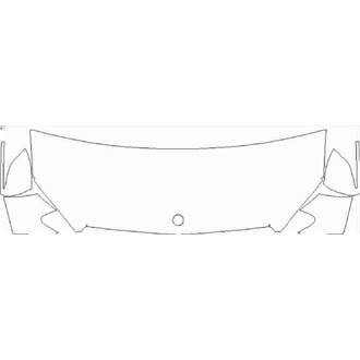 2018- Mercedes C Class AMG Line Limousine Partial Hood pre cut kit