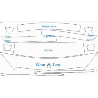 2018- Mercedes C Class Base Estate Wear & Tear pre cut kit