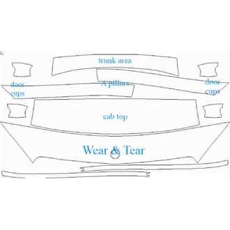 2018- Mercedes C Class Base Limousine Wear & Tear pre cut kit
