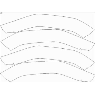 2018- Mercedes G Class G63 Fender Flares pre cut kit