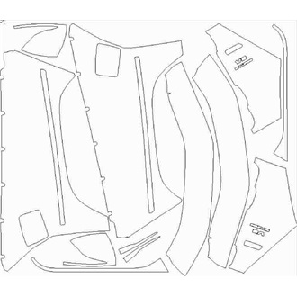 2018- Mercedes G Class G63 Fender pre cut kit