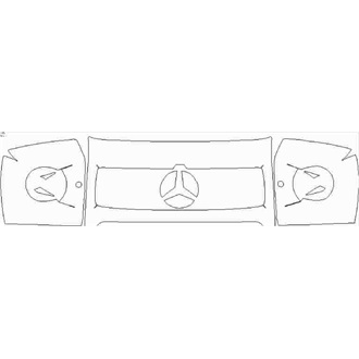 2018- Mercedes G Class G63 Grille pre cut kit
