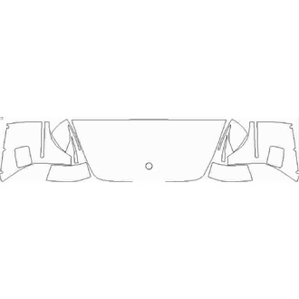 2018- Mercedes G Class G63 Partial Hood pre cut kit