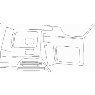 2018- Mercedes G Class G63 Rear Quarter Panels pre cut kit