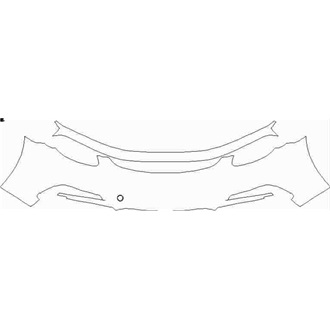 2018- Porsche 718 Cayman GTS Bumper without sensors pre cut kit