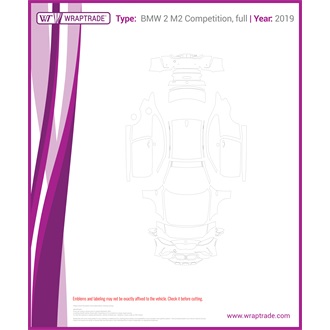 2019 BMW 2 Series M2 Competition Full Pattern