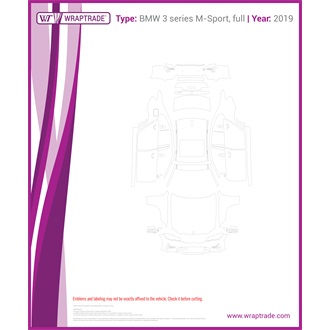 2019 BMW 3 Series M-Sport Full Pattern