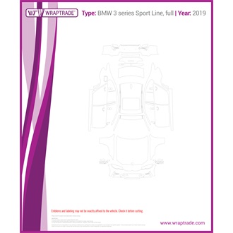 2019 BMW 3 Series Sport Line Full Pattern