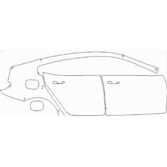 2019- BMW 8 Series Gran Coupe Full Right Side pre cut kit