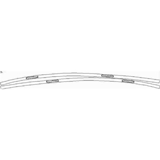 2019- BMW 8 Series Gran Coupe Roof Rails pre cut kit