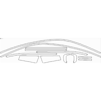 2019- BMW 8 Series Gran Coupe Window Trim pre cut kit
