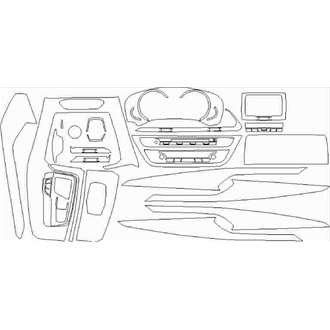 2019- BMW X4 M Interior Trim pre cut kit