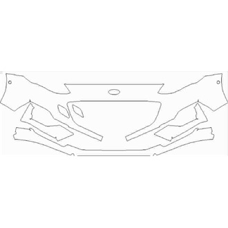 2019- Ford Focus ST Line 5 Door, Estate Front Bumper with Sensors pre cut kit