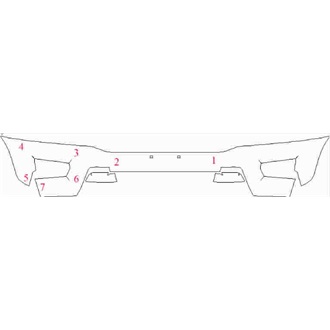 2019- Ford Ranger Raptor Front Bumper pre cut kit