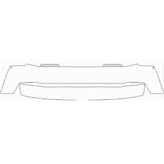 2019- Ford Ranger Wildtrak Lower Front Bumper without Sensors pre cut kit