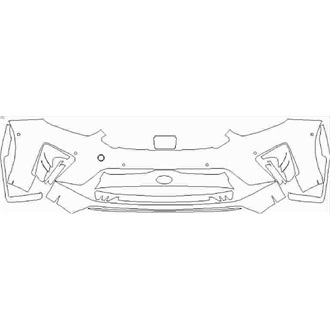 2019- KIA ProCeed GT, GT Line, GT Line S Front Bumper with Sensors pre cut kit