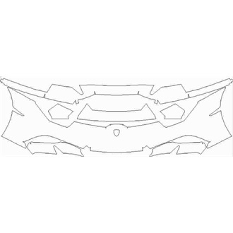 2019- Lamborghini Huracan EVO Spyder Front Bumper without Sensors pre cut kit