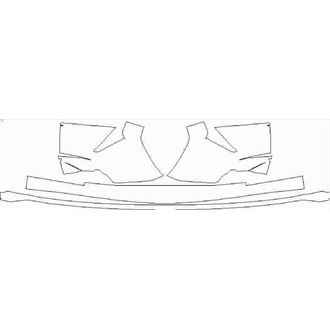 2019- Lamborghini Urus Carbon Package Rear Bumper pre cut kit