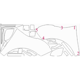 2019- Land Rover Range Rover Evoque HSE, SE, S, Base Front Fender pre cut kit